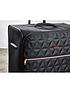  image of rock-luggage-jewel-4-wheel-soft-large-suitcase-black