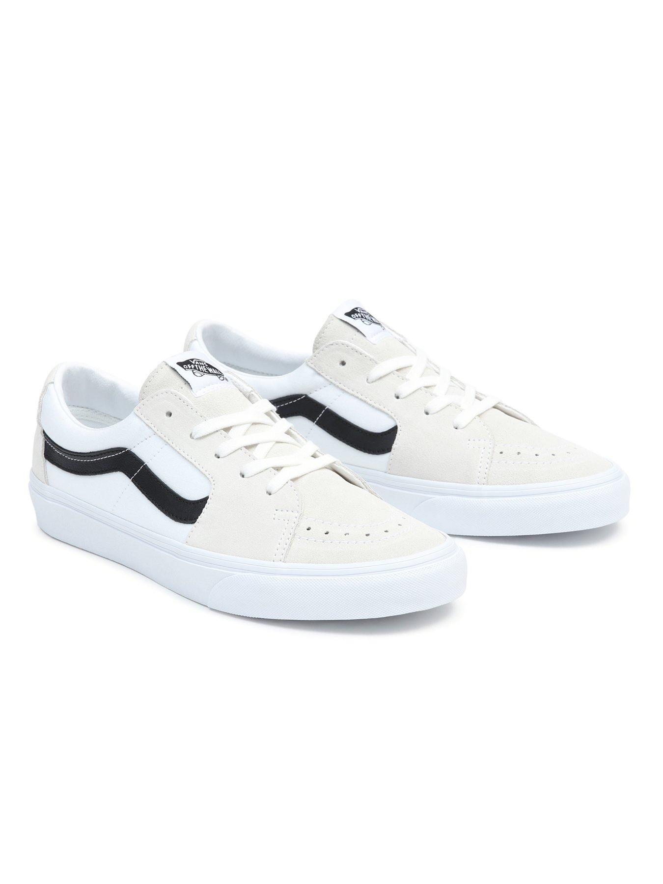 Vans black and store cream