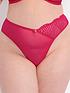  image of curvy-kate-authority-thong-hot-pink