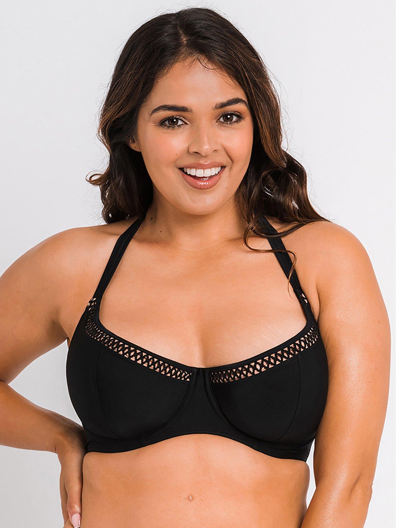 Curvy Kate First Class Balcony Bikini Top - Black