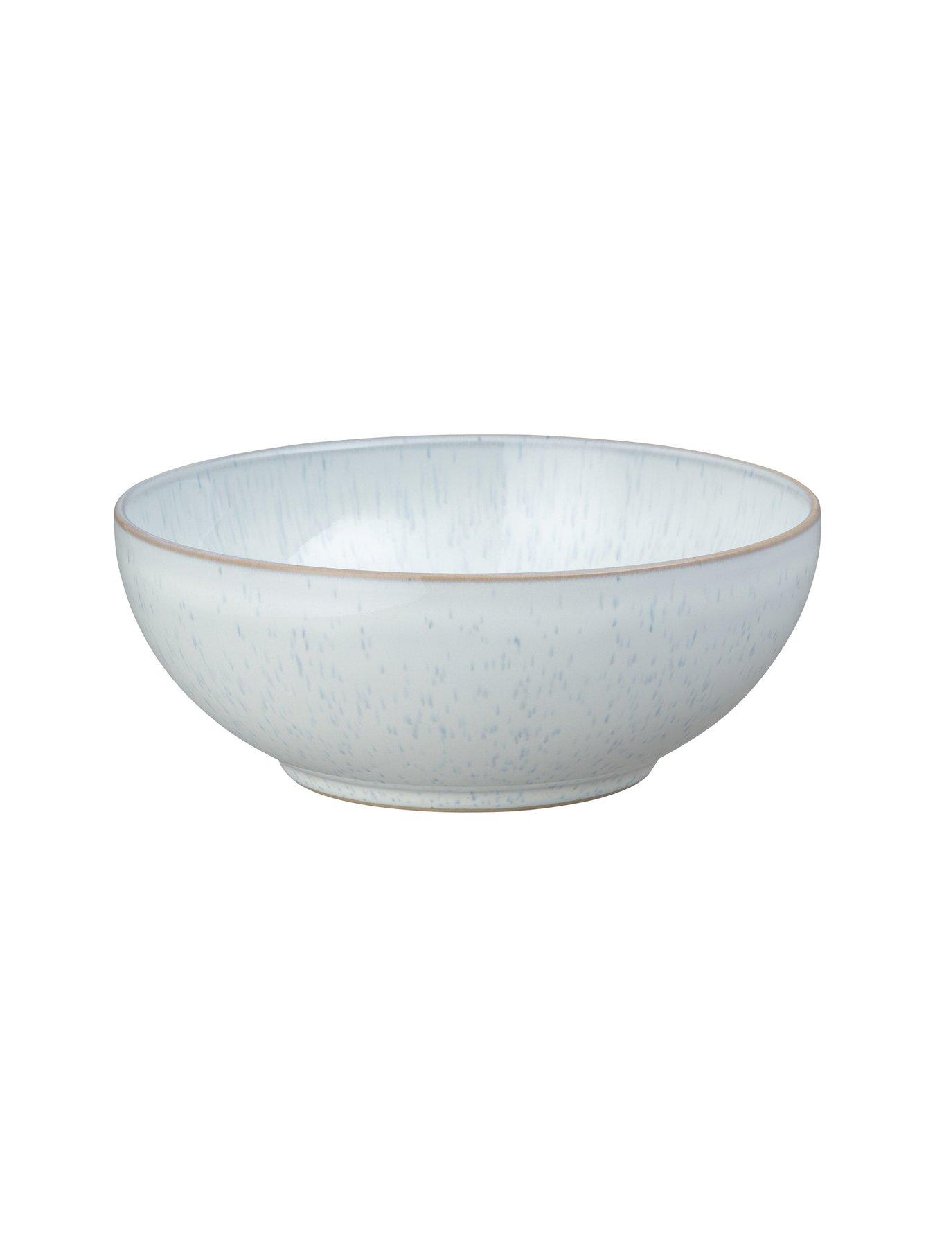 Denby White Speckle Set of 4 Cereal Bowls | littlewoods.com