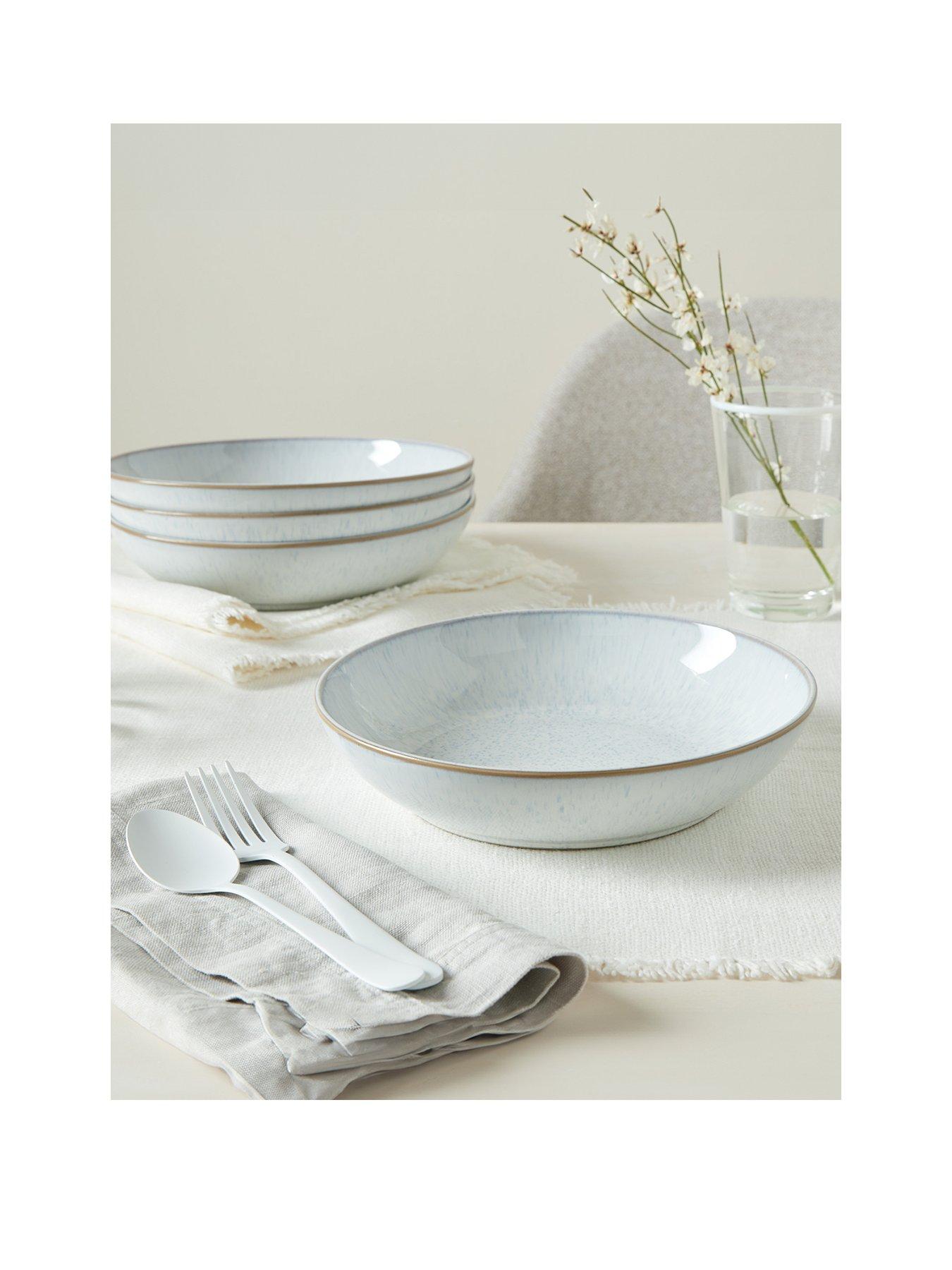 Buy Denby Grey Porcelain Arc Set of 4 Pasta Bowls from the Next UK