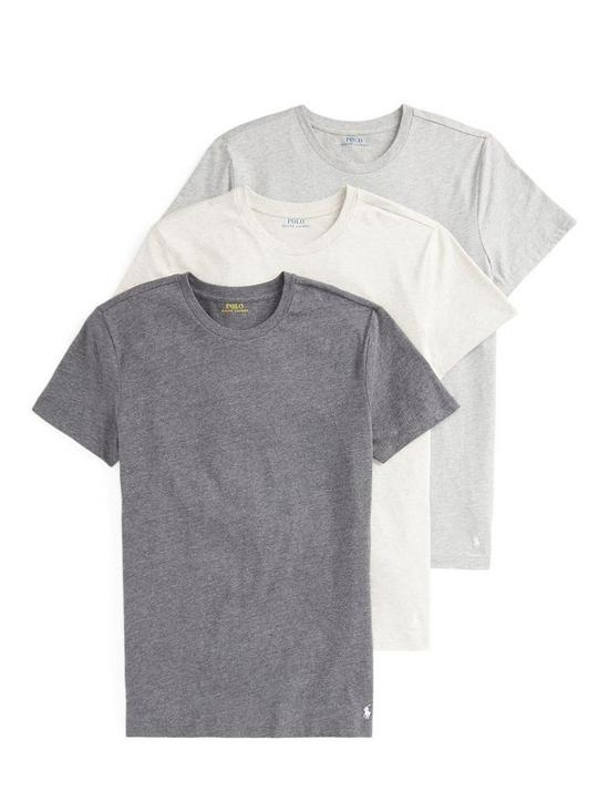 front image of polo-ralph-lauren-3-pack-lounge-t-shirts-grey