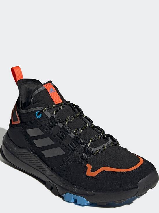 back image of adidas-terrex-hikster-hiking-shoes-blackgrey