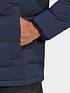  image of adidas-helionic-stretch-hooded-down-jacket