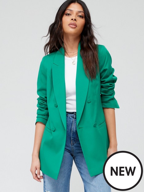 v-by-very-double-breasted-soft-blazer-greennbsp