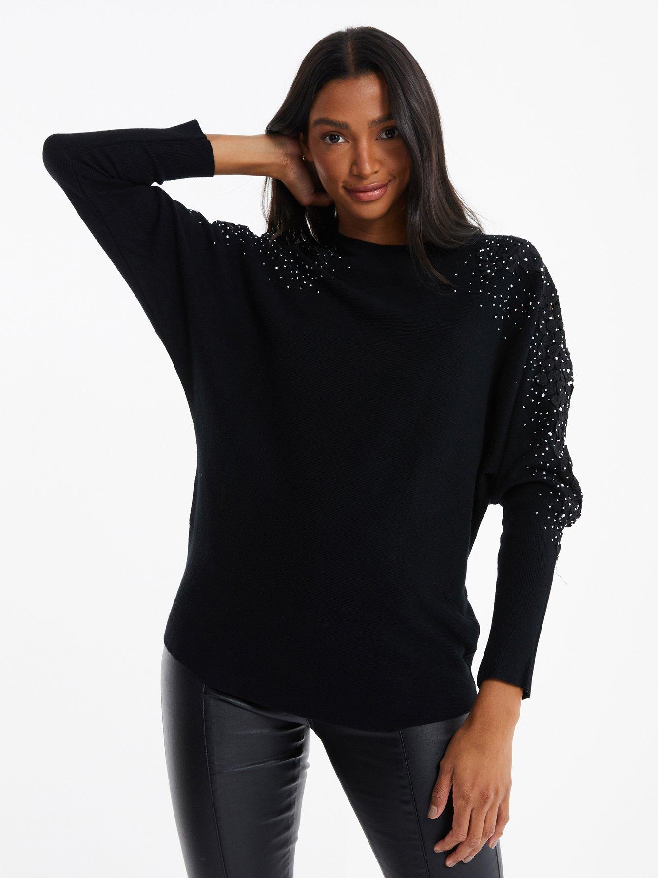 black light knit jumper