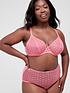  image of ivory-rose-high-waist-pant-in-tiny-heartnbsp--pinknbsp