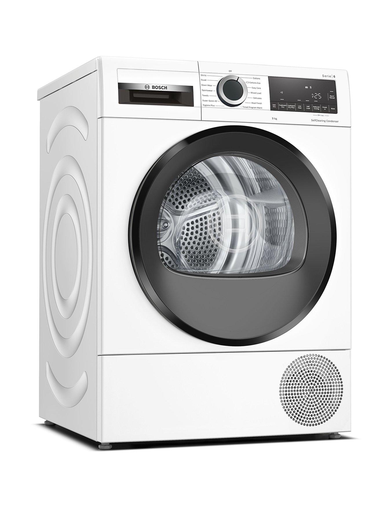 Bosch Series 6 WQG24509GB 9kg Load Heat Pump Tumble Dryer Self