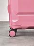  image of rock-luggage-tulum-8-wheel-hardshell-medium-suitcase-bubblegum-pink