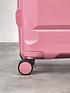  image of rock-luggage-tulum-8-wheel-hardshell-large-suitcase-bubblegum-pink