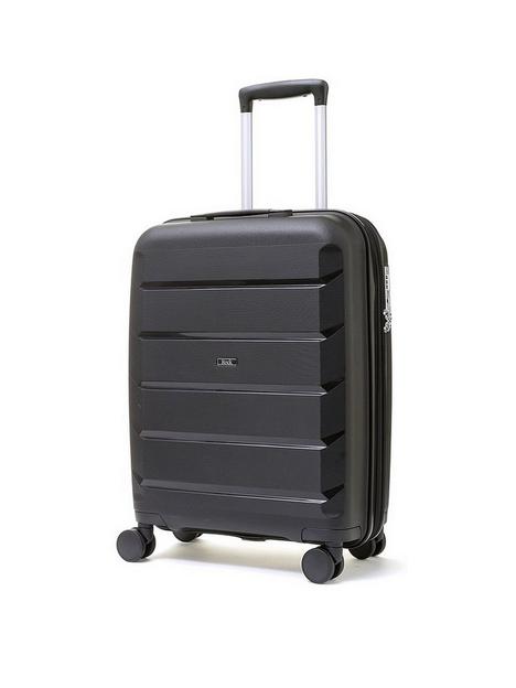 rock-luggage-tulum-8-wheel-hardshell-cabin-suitcase-black
