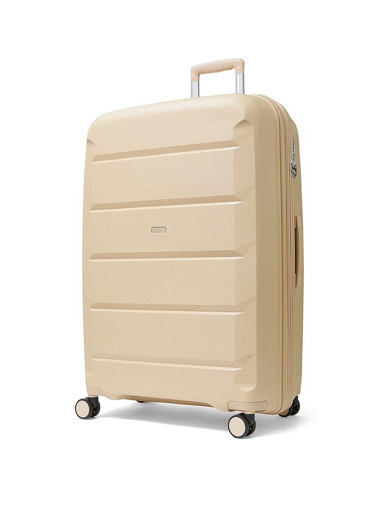 Large 8 store wheel suitcase