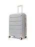  image of rock-luggage-tulum-8-wheel-hardshell-medium-suitcase-grey