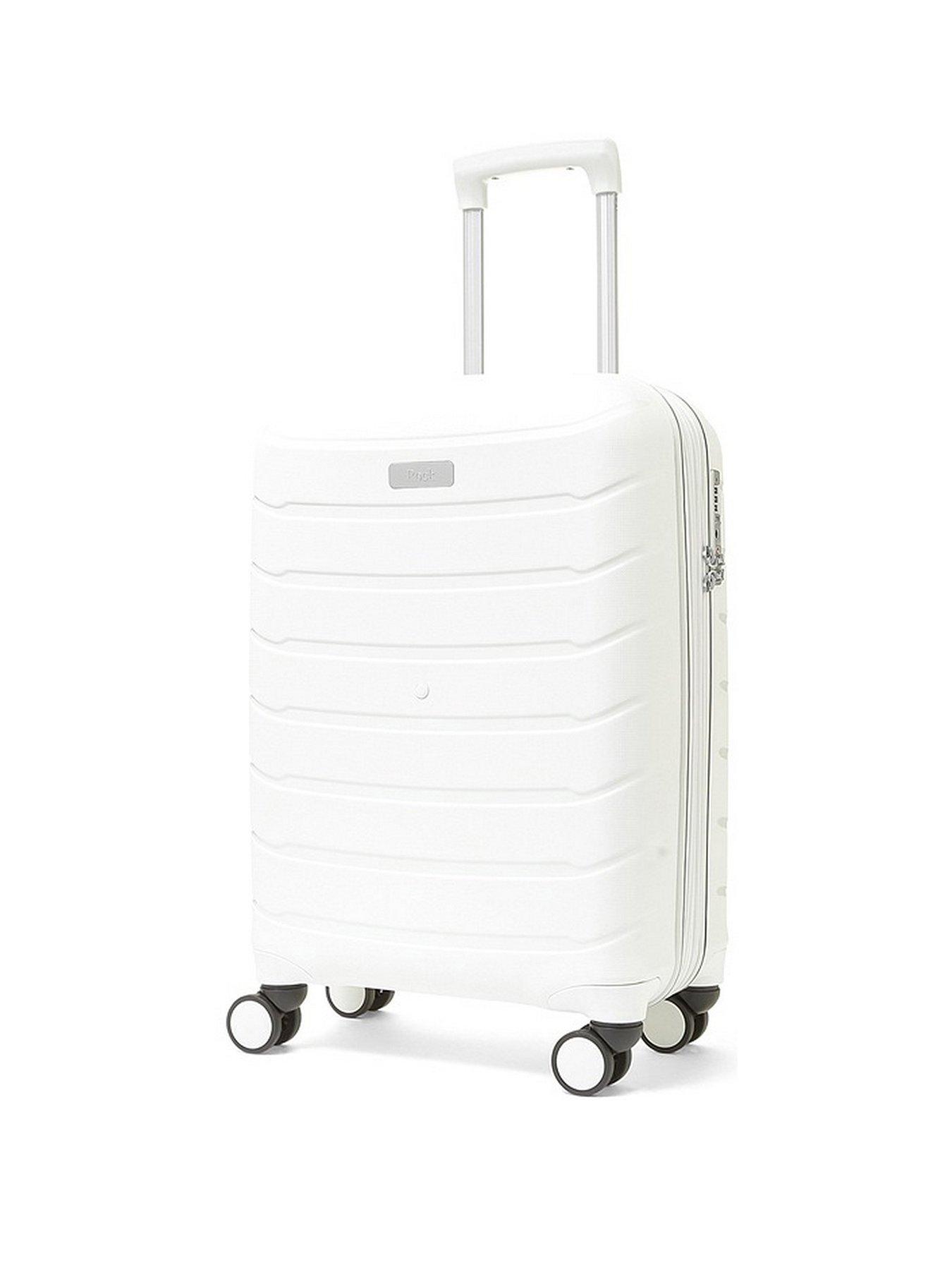 White cheap cabin luggage