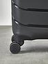  image of rock-luggage-prime-8-wheel-hardshell-large-suitcase-black