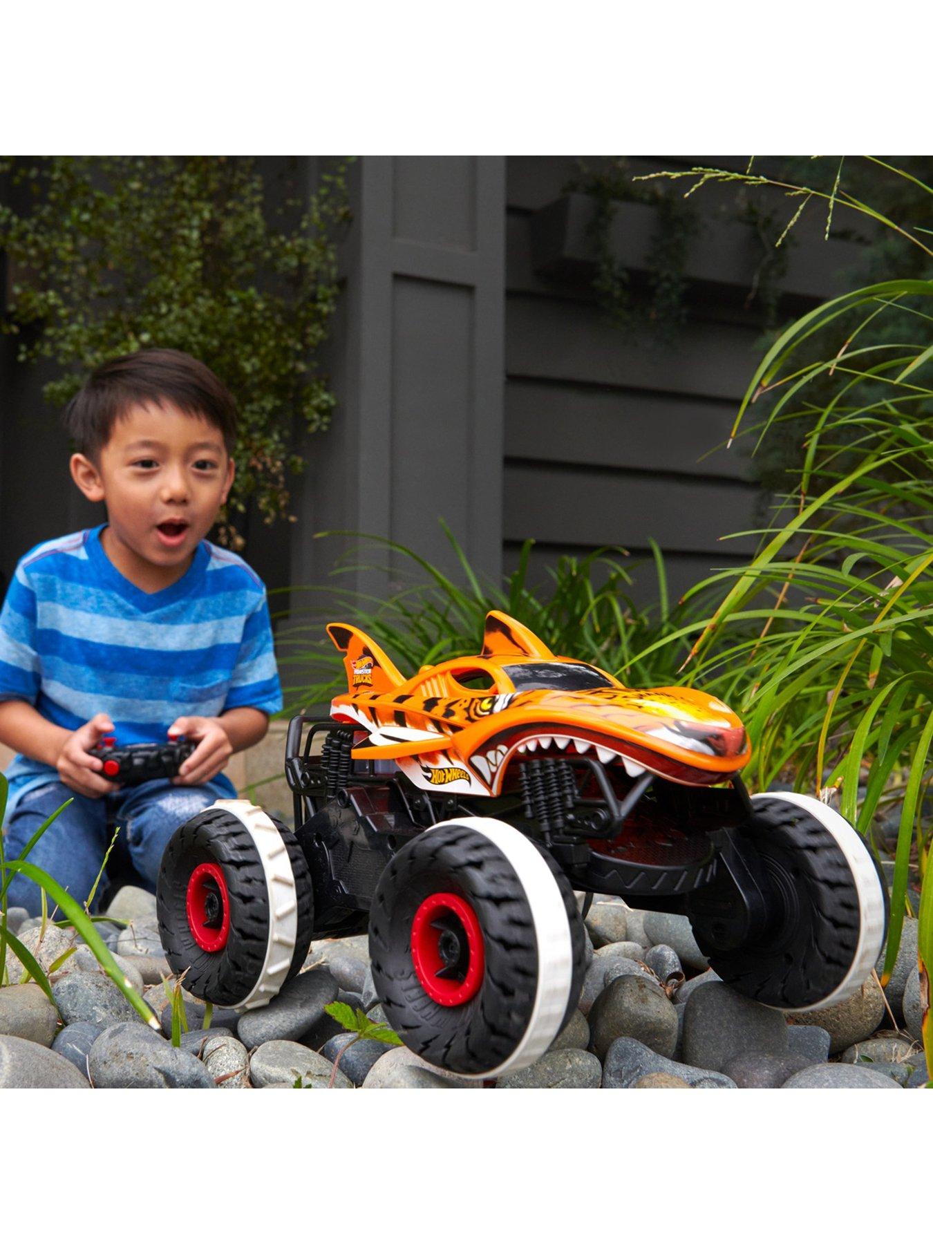 Image 1 of 8 of Hot Wheels Monster Trucks Remote Control&nbsp;Unstoppable Tiger Shark