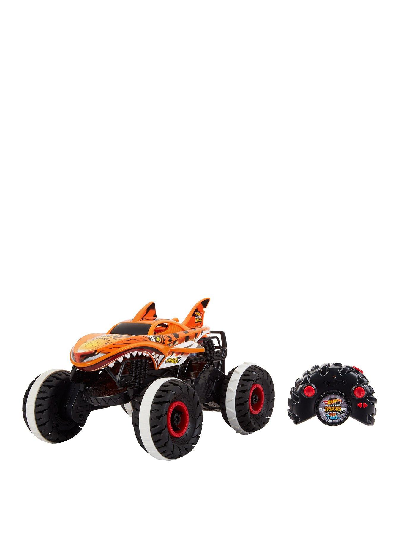 Hot Wheels Monster Trucks Remote Control Unstoppable Tiger Shark