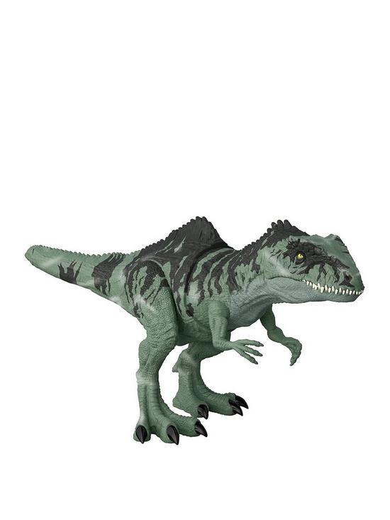 front image of jurassic-world-dominion-strike-n-roar-giganotosaurus