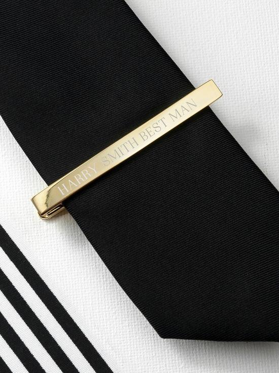 stillFront image of treat-republic-personalised-gold-plated-tie-clip