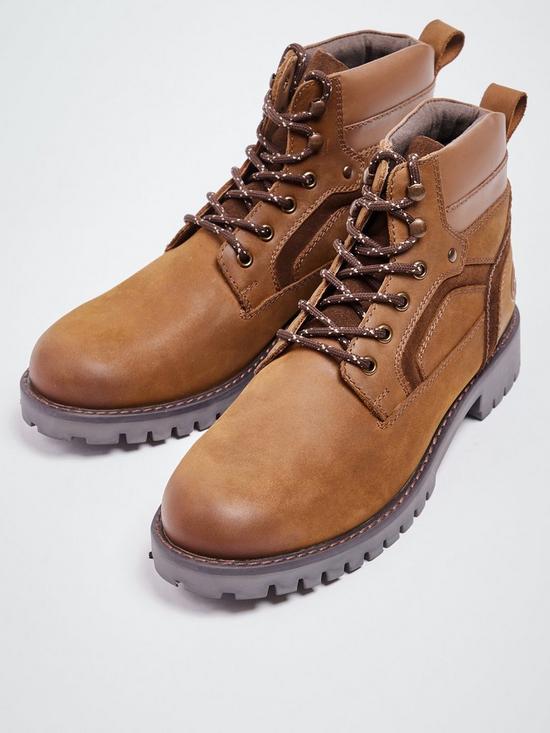 stillFront image of pod-oliver-brown-leather-boots