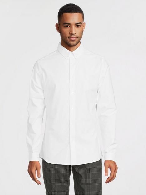 river-island-long-sleeve-rr-emb-stretch-oxford-shirt-white