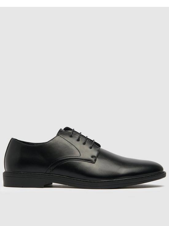 front image of schuh-melvin-formal-derby-shoe-black