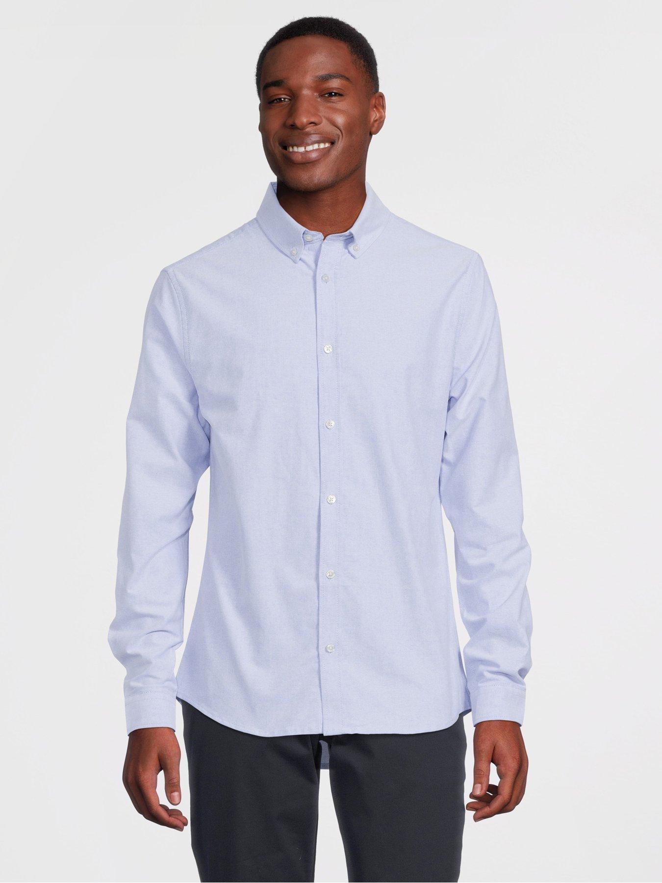 Slim fit stretch oxford on sale shirt