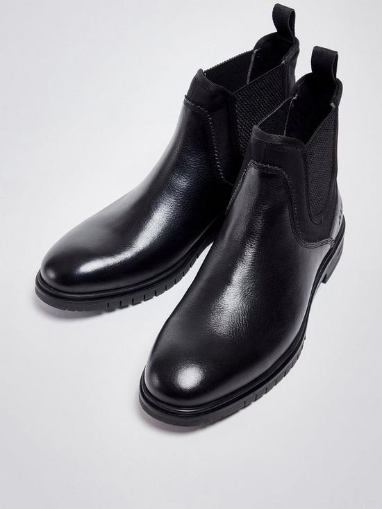 stillFront image of pod-chester-leather-boots-black