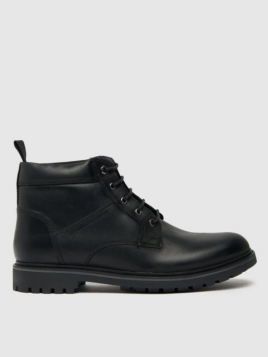 front image of schuh-dallas-leather-lace-up-boot