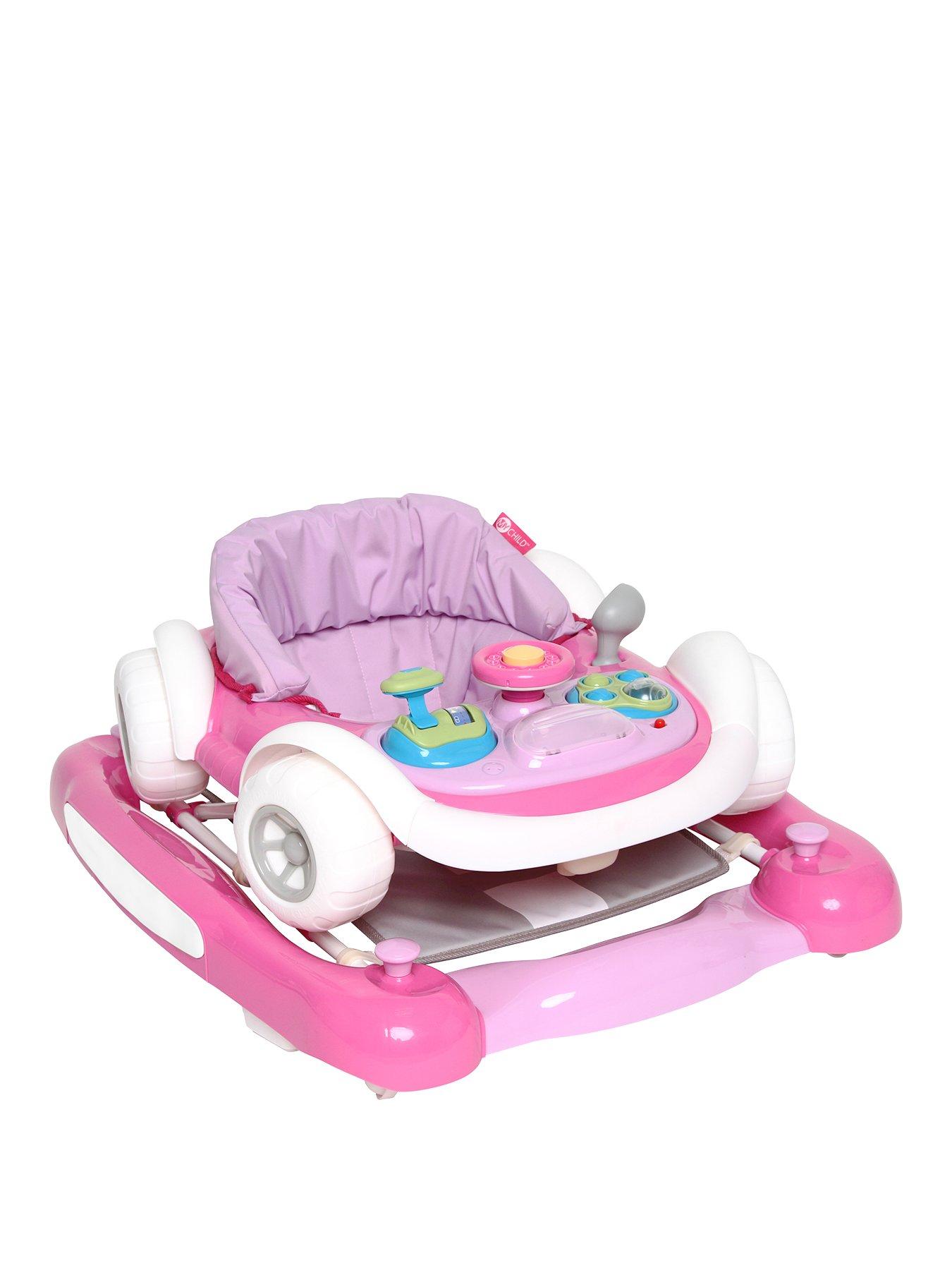 my child baby walker pink