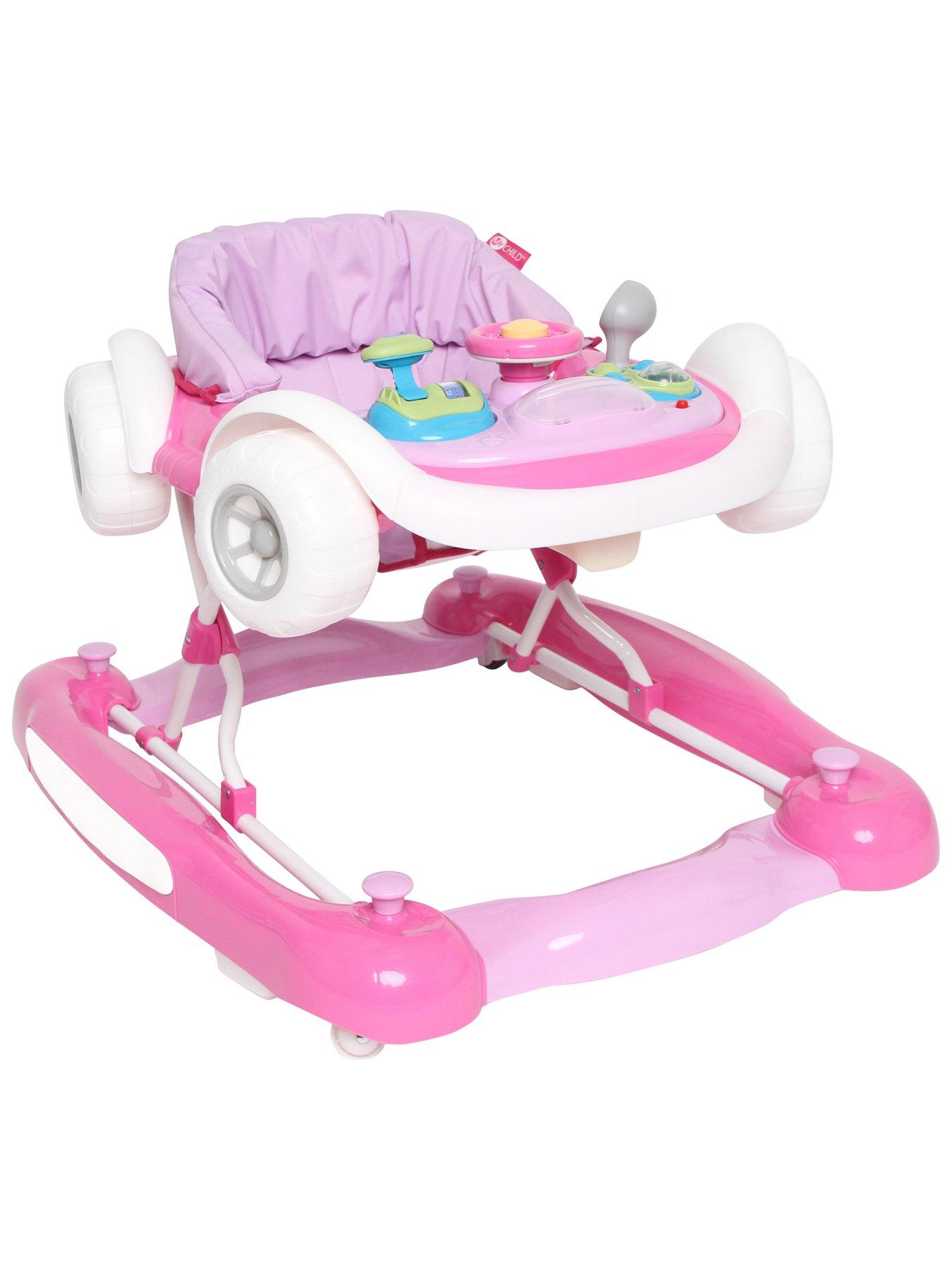 my child baby walker pink