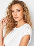  image of long-tall-sally-crochet-sleeve-detail-top-white