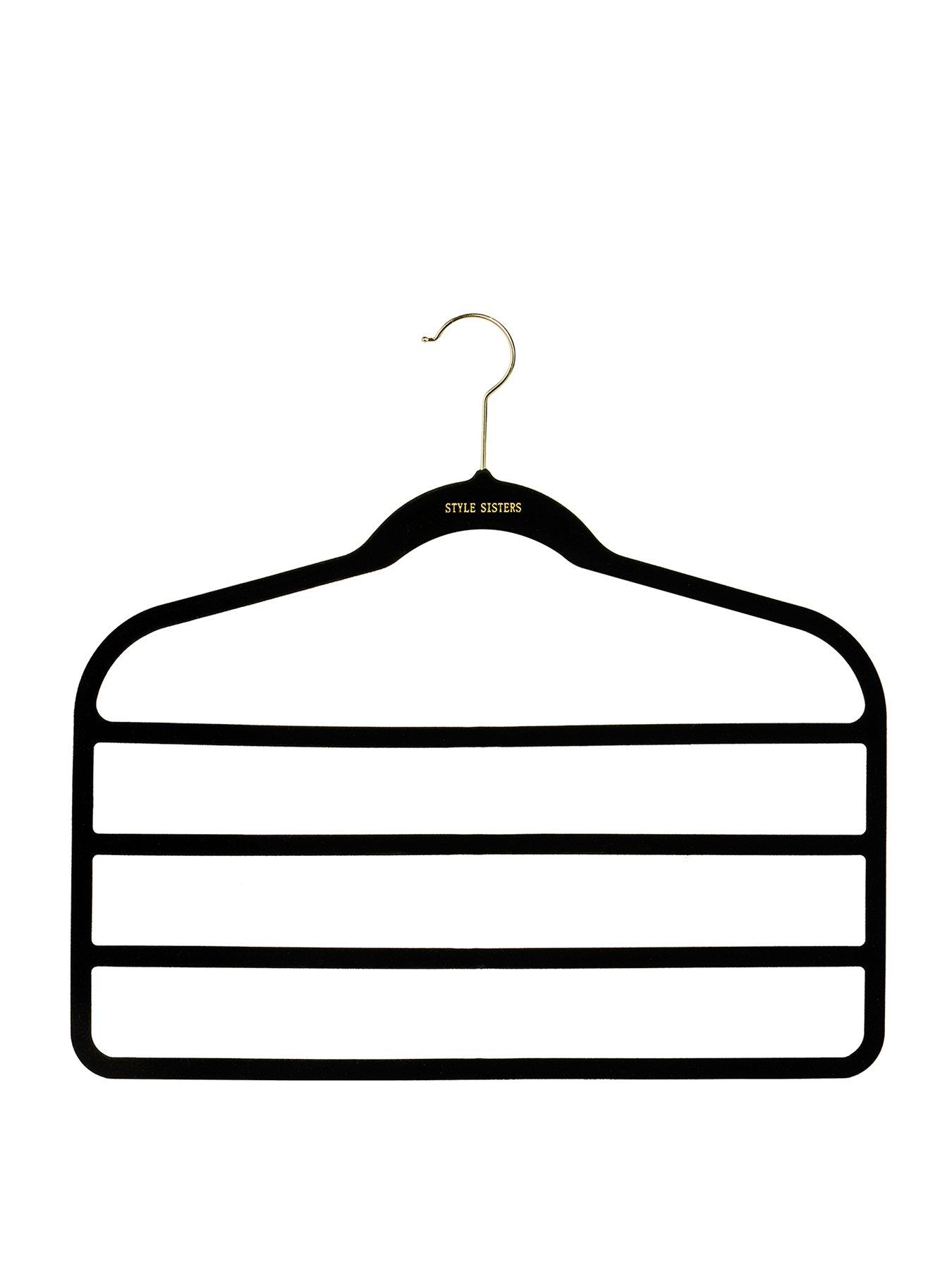 style-sisters-slimline-velvet-trouser-hangers-ndash-pack-of-5