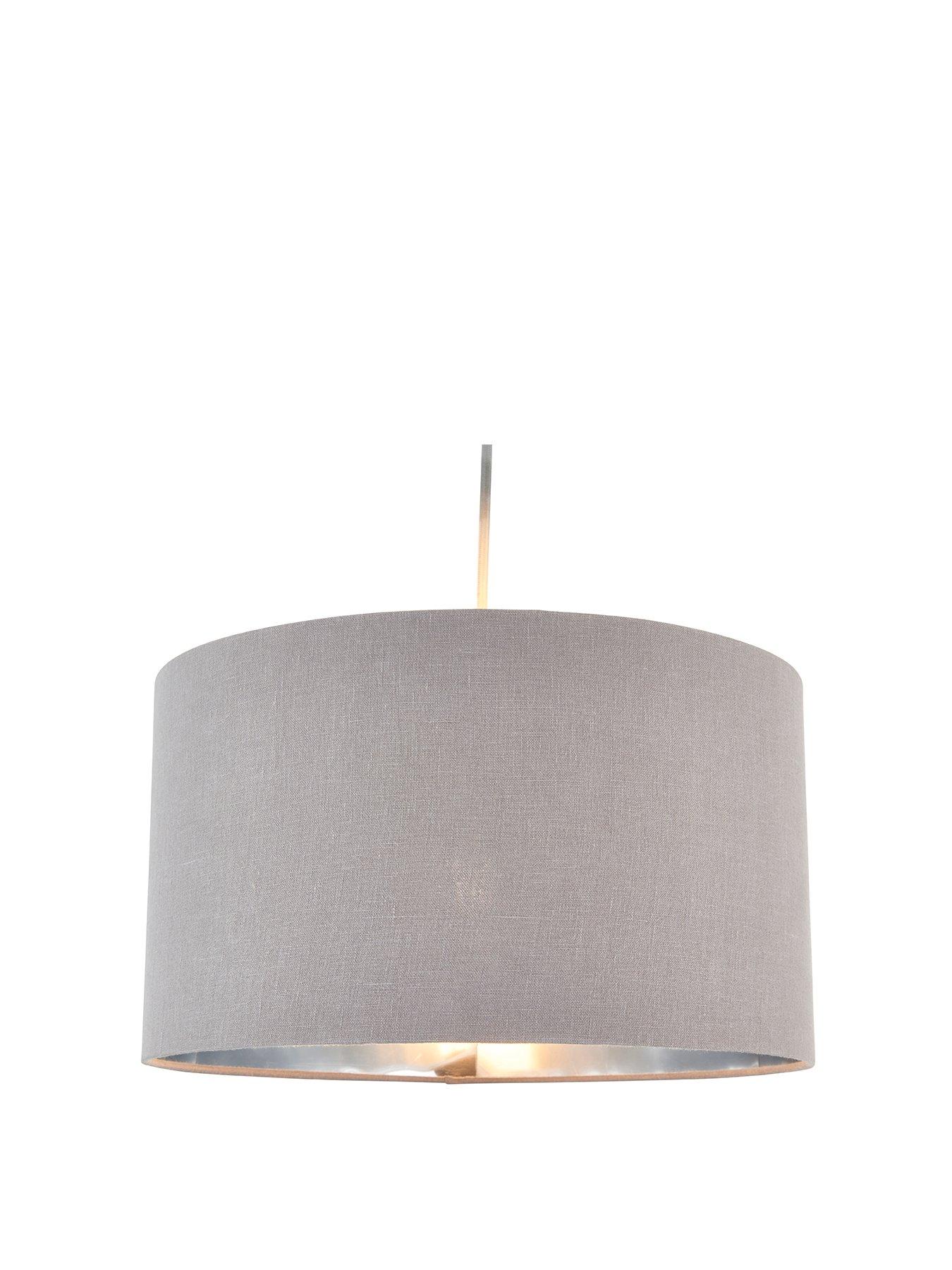 undefined Greta Easy-Fit Lightshade - Charcoal