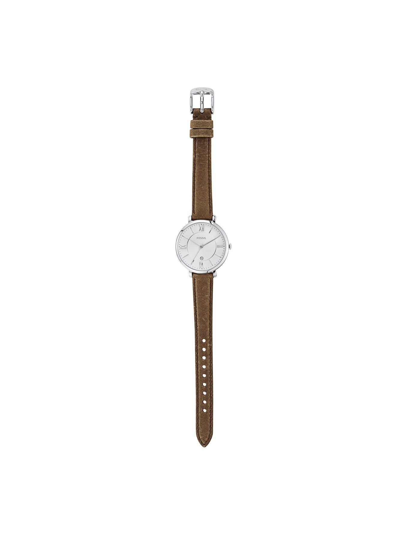  image of fossil-jacqueline-ladies-watch-genuine-leather
