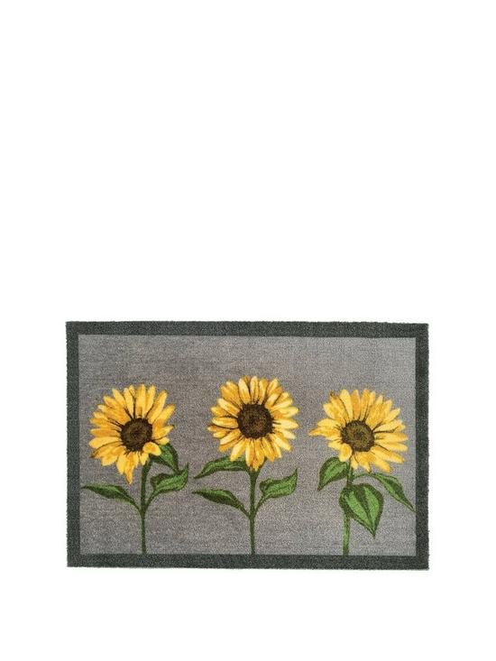 front image of my-mat-sunflowers-doormat