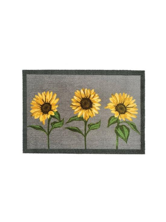 back image of my-mat-sunflowers-doormat
