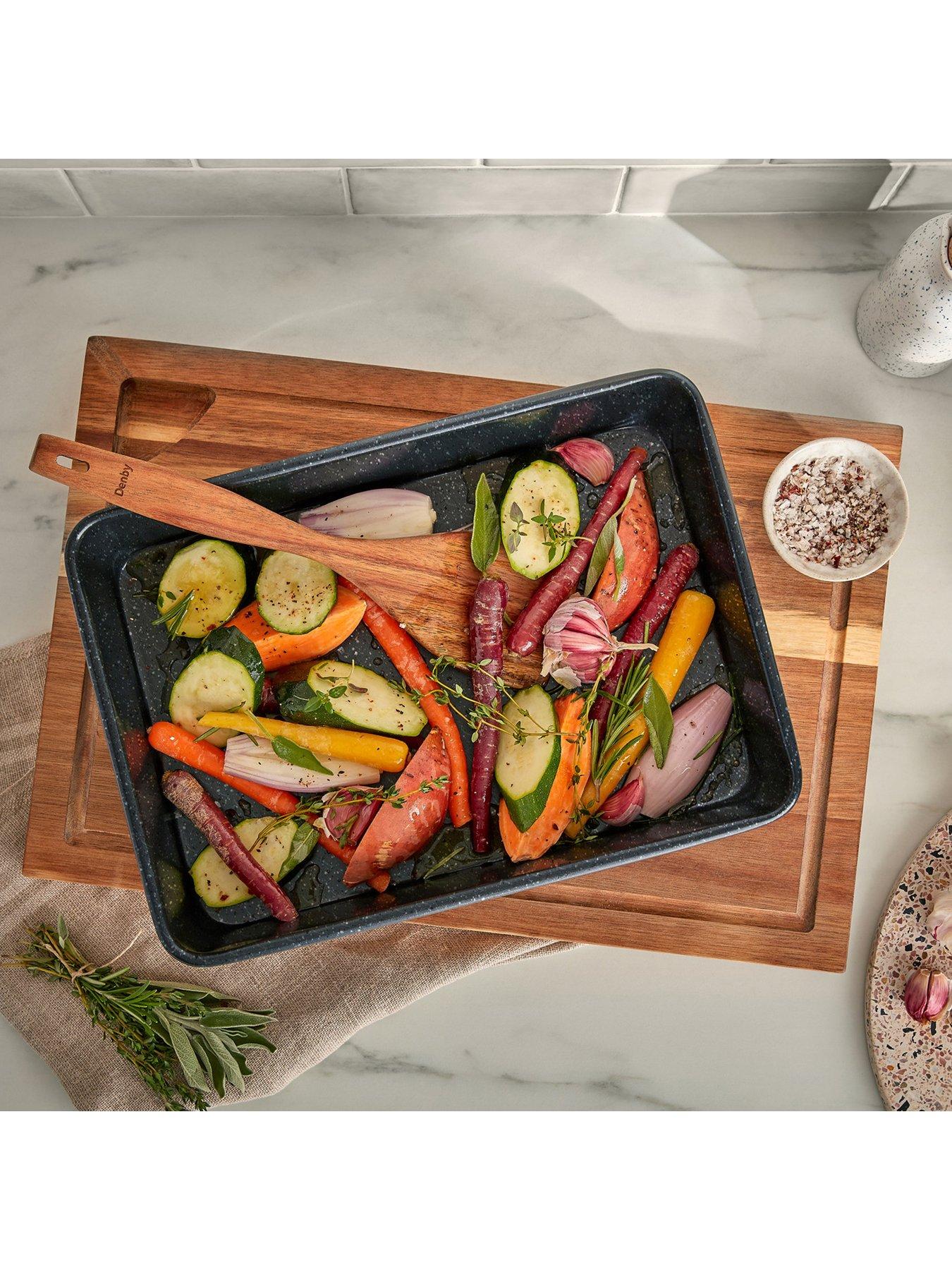  image of denby-quan-tanium-finish-medium-roasting-traynbsp