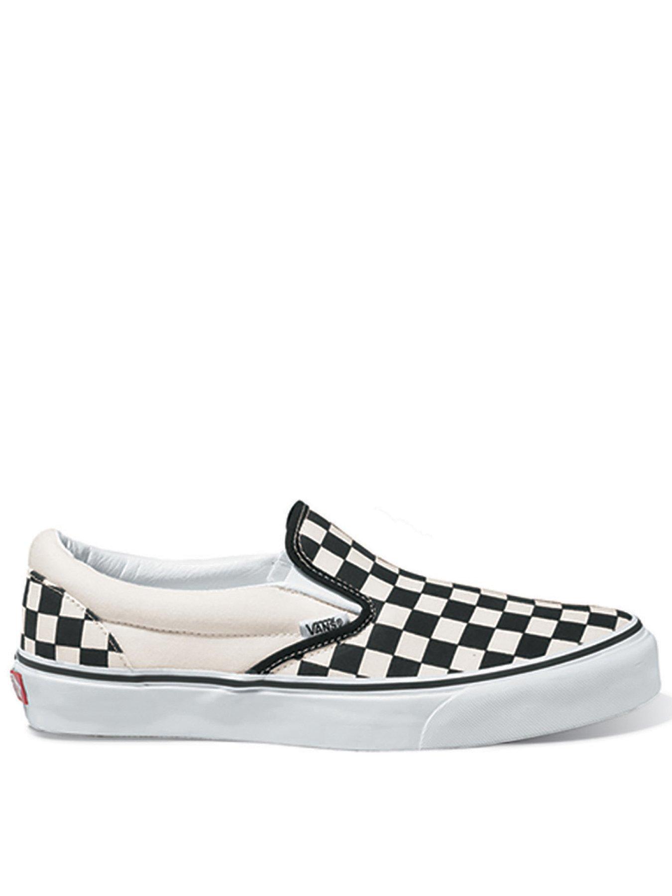 Vans black online white classic checkerboard trainers