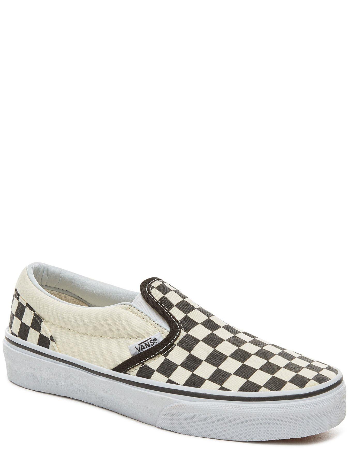 Vans slip on checkerboard on sale kids