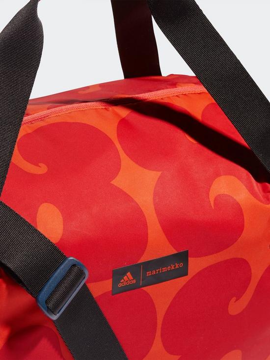 back image of adidas-x-marimekko-designed-for-training-duffel-shoulder-bag