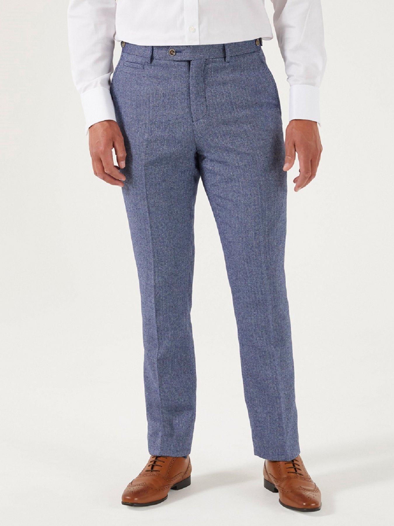 undefined Jude Tailored Trousers - Blue