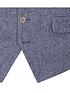  image of skopes-jude-herringbone-standard-waistcoat-blue