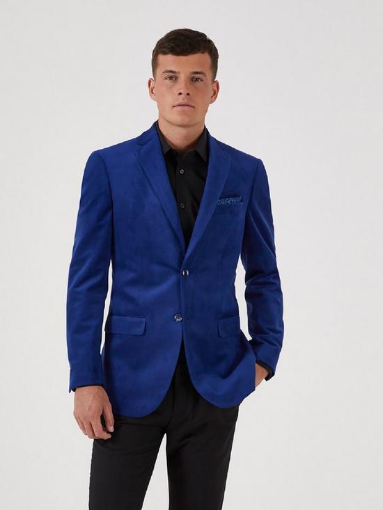 front image of skopes-bowie-jacket-blue