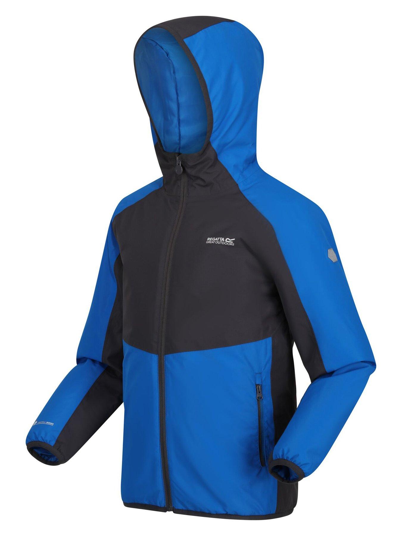 Regatta Kids Volcanics VI Waterproof Insulated Jacket Blue/Grey