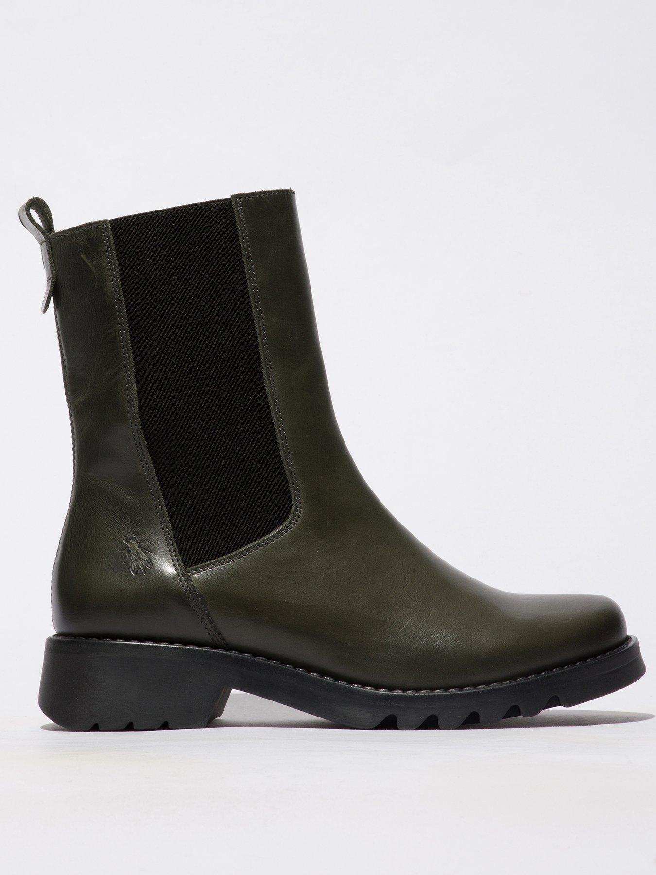 Fly Rein Ankle Boots Grey