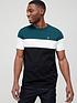  image of very-man-cut-and-sew-t-shirt-teal