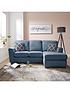  image of very-home-hopton-right-hand-chaise-sofa-navy