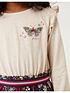  image of fatface-girls-martha-butterfly-floral-dress-multi